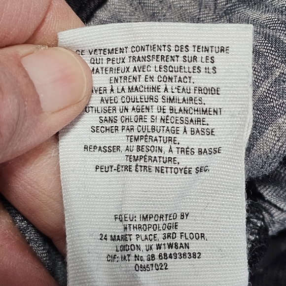 Anthropologie Pilcro Black High Rise Skinny Jeans Size 29 - Picture 16 of 16